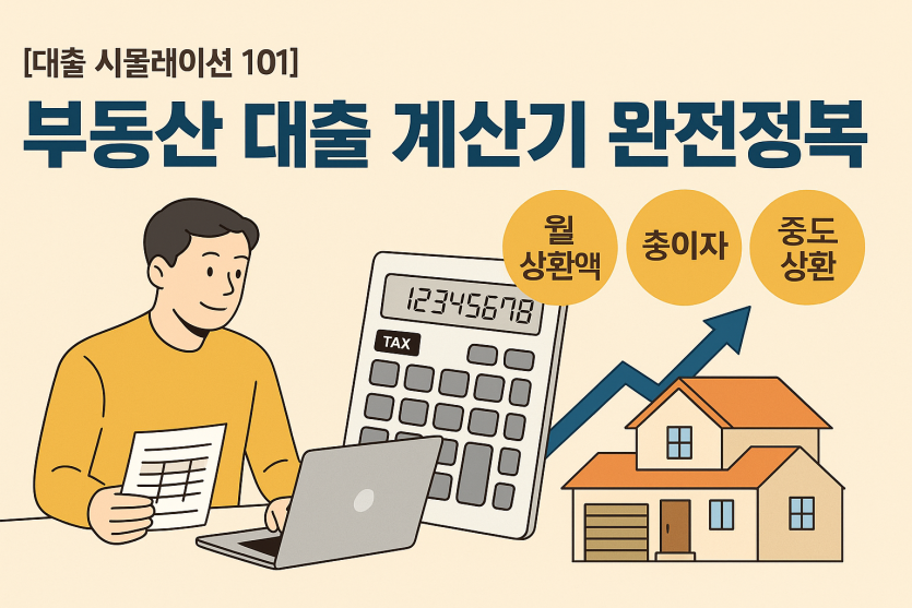 부동산 대출 계산기 완전정복? 상환방식별 차이 총정리